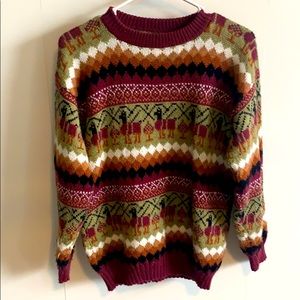Handmade Alpaca Peruvian Sweater. Size small.